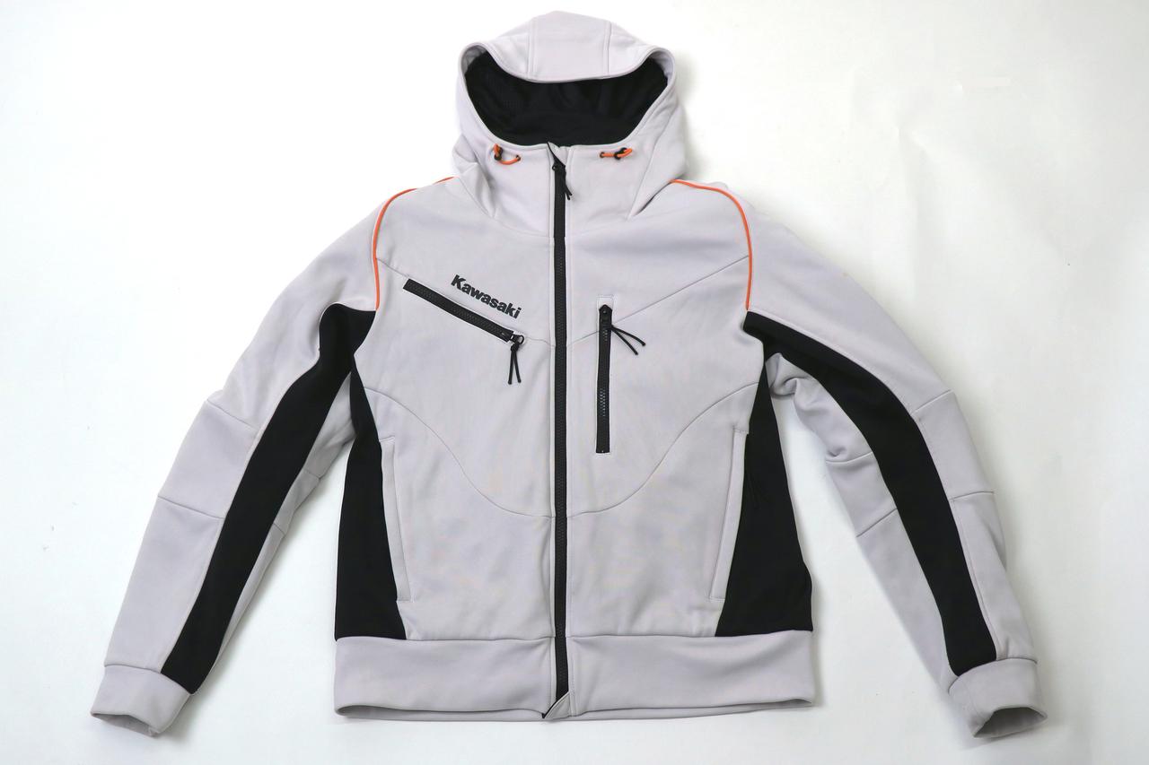 画像1: Kawasaki PLAZA Apparel #カワサキ ライディングトラックジャケット カラー:ライトグレー・ブラック サイズ(ユニセックス):S・M・L・LL・3L 素材:表地・別布・裏地/ポリエステル100% 税込価格:3万3000円