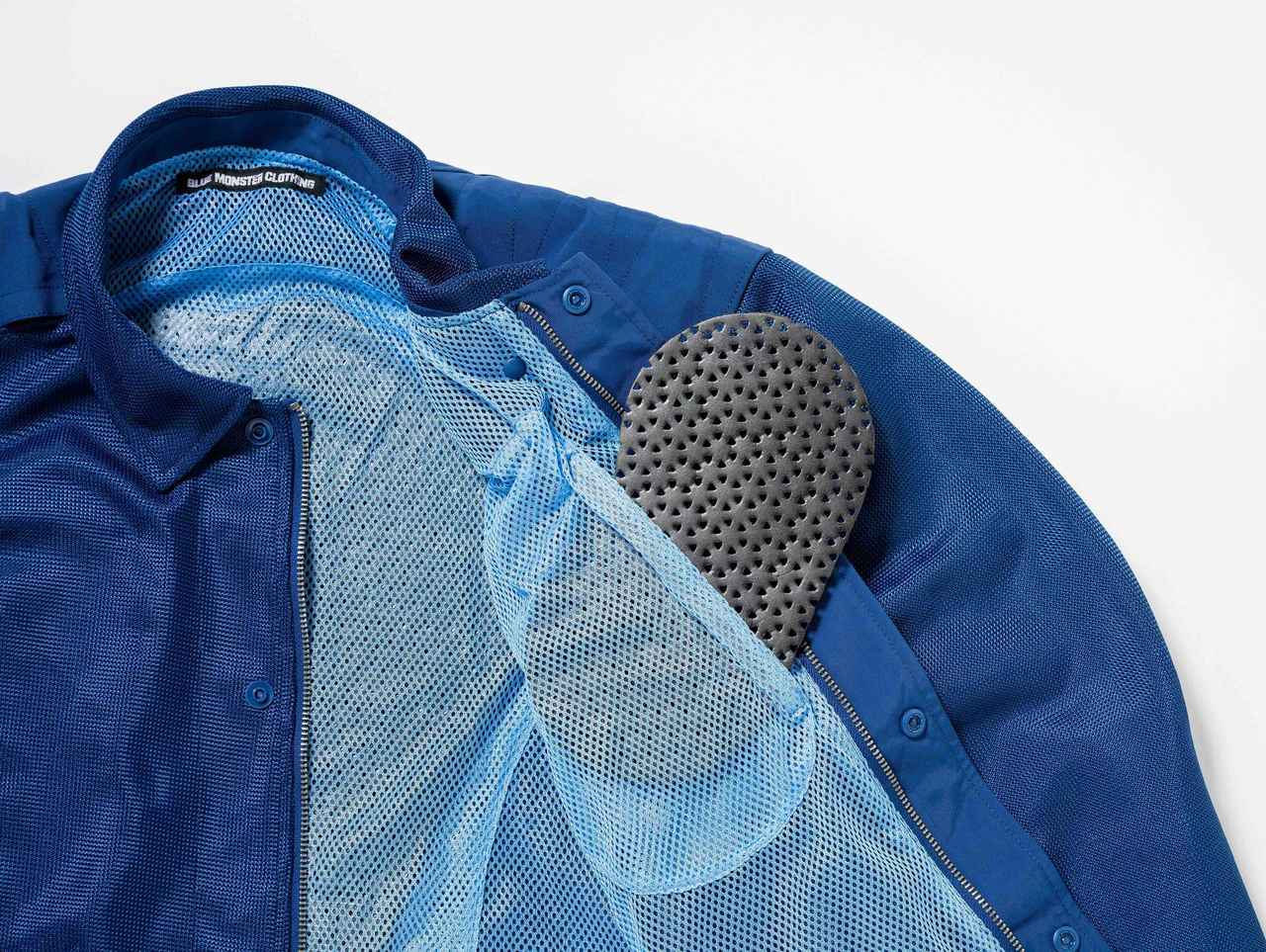 画像8: BLUE MONSTER CLOTHING エアインテーク 空冷式コーチジャケット 2026年モデル