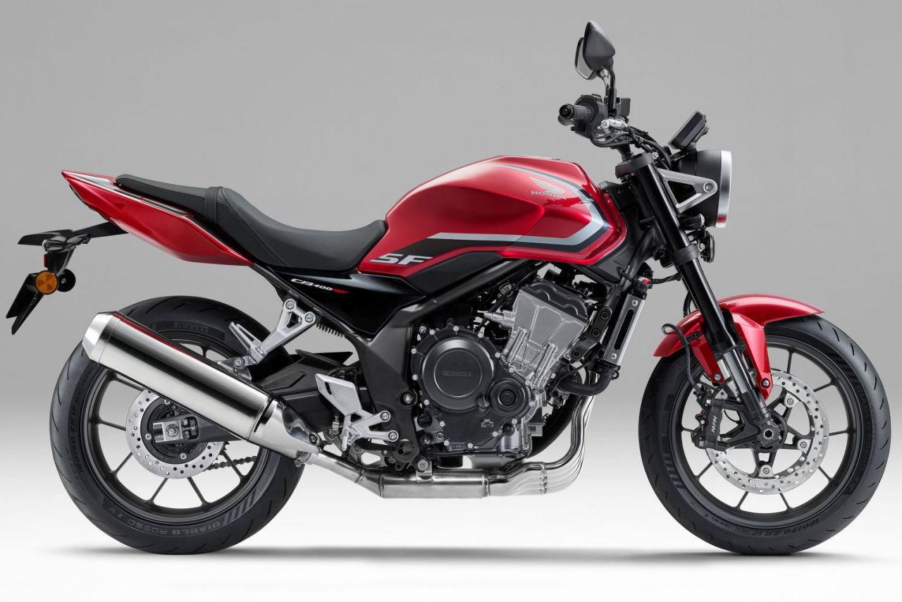 画像4: HONDA CB400 SUPER FOUR E-Clutch 2026年モデル 総排気量:399cc エンジン形式:水冷4ストDOHC4バルブ並列4気筒 シート高:780mm 車両重量:187kg 発売日:2026年8月21日 税込価格:99万8800円(銀、黒、白、赤)