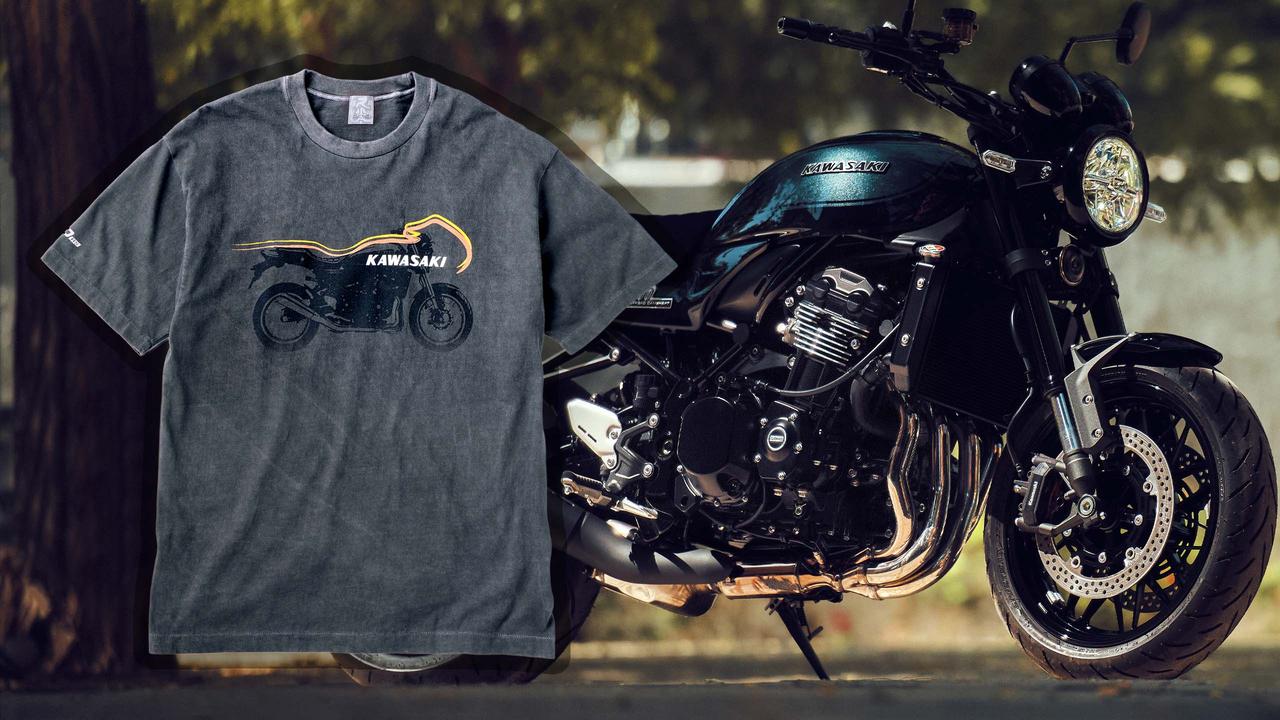 画像: Z900RSの『墨染めTシャツ』発売！ カワサキプラザ“Tシャツフェア”に合わせて久米繊維とコラボ - webオートバイ