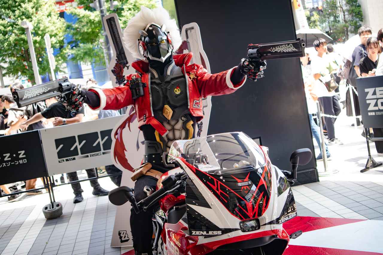 画像9: ヤマハ「XSR900GP」が人気ゲーム『ゼンゼロ』とコラボ! 秋葉原で「スターライト・ビリー」仕様の実車を展示!