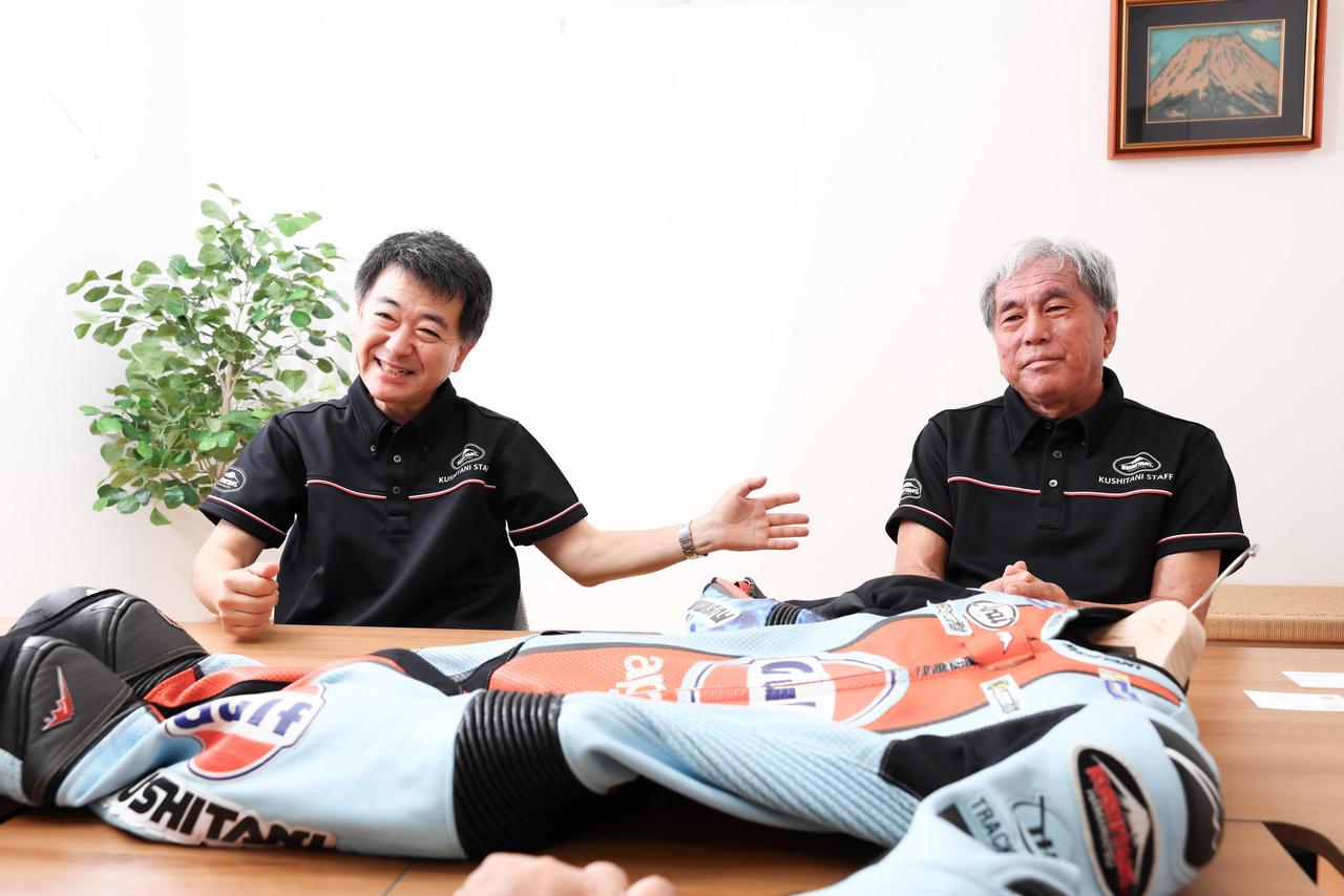 画像1: 違和感を抱かせないことを最重視しつつ、運動性と防護性を追求するレーシングサービス。要求が無くても、着用時の立ち姿やシワの入り方を見ればフィット感が解るという。