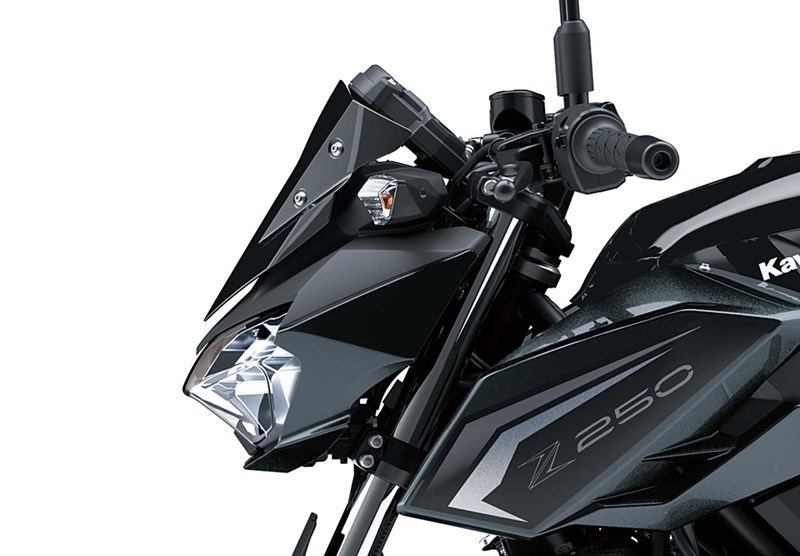 画像1: カワサキ「Z250」2027年モデル発売! 新色グレー×ブラック採用“Sugomi”デザインがさらに精悍に進化
