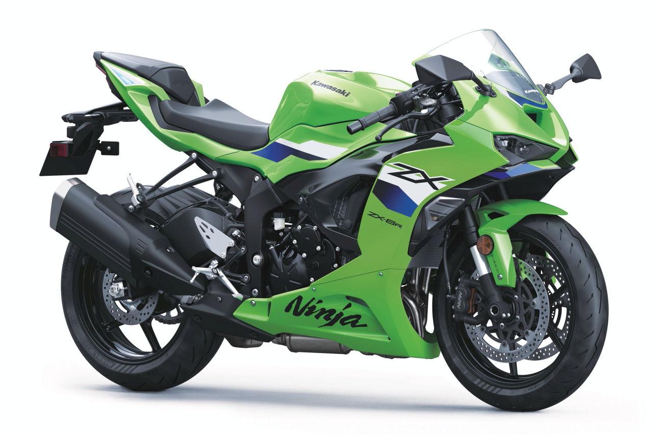 画像: KAWASAKI Ninja ZX-6R 2027年モデル（北米仕様） 総排気量：636cc エンジン形式：水冷4ストDOHC4バルブ並列4気筒 シート高：830mm 車両重量：198kg Lime Green