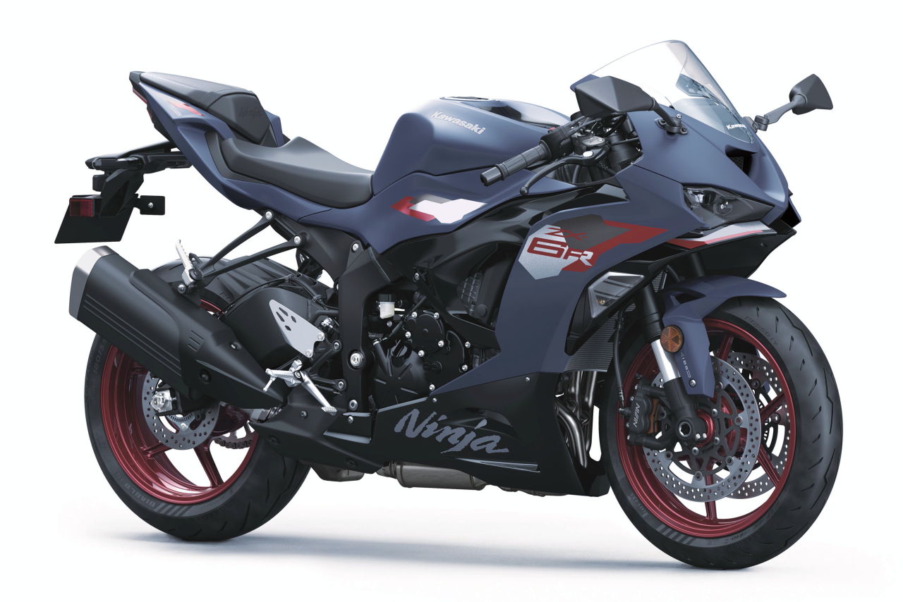 画像: KAWASAKI Ninja ZX-6R 2027年モデル（北米仕様） 総排気量：636cc エンジン形式：水冷4ストDOHC4バルブ並列4気筒 シート高：830mm 車両重量：198kg Metallic Matte Twilight Blue