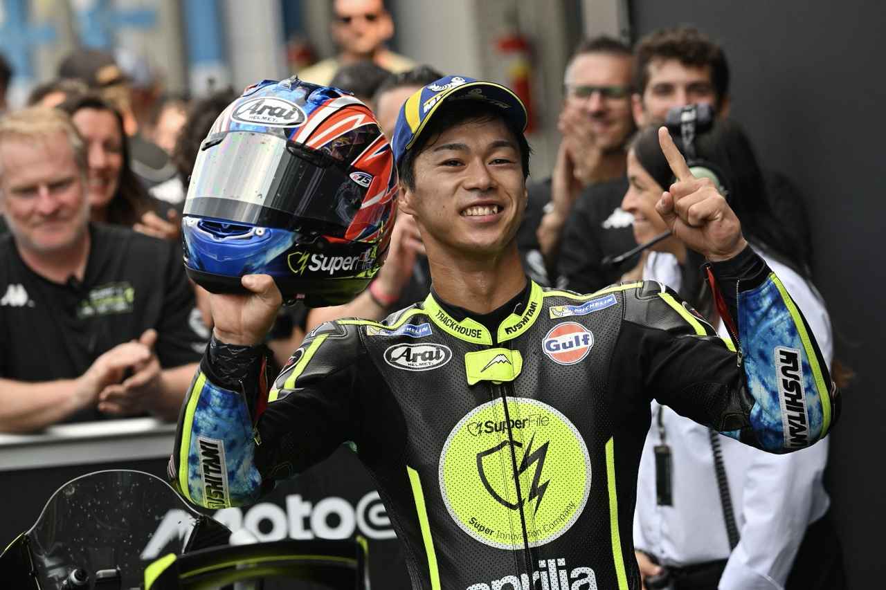 画像: 【2026 MotoGP 第10戦オランダGP】歴史が動いた！小椋藍が最高峰クラス初優勝!! 日本人ライダーは22年ぶりの優勝 - webオートバイ