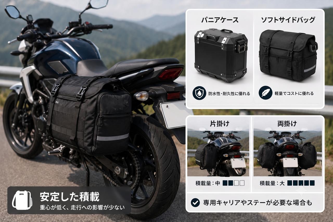画像: バイク用サイドバッグ