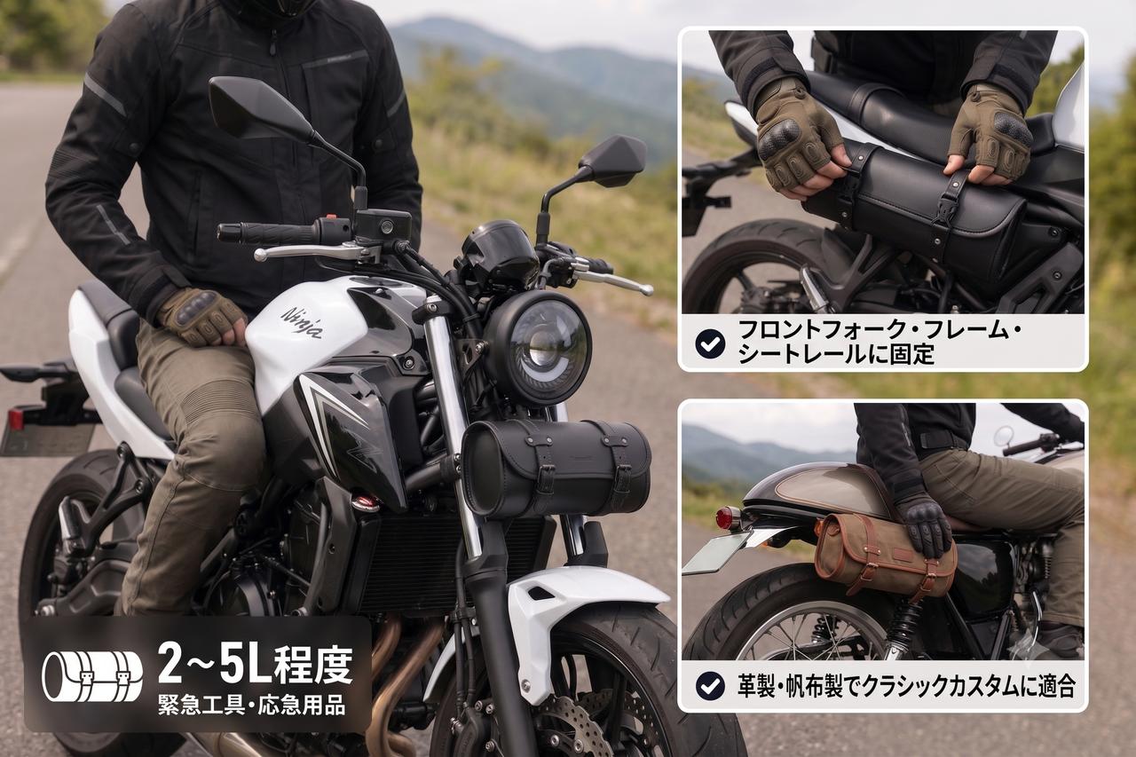 画像: バイク用ツールバッグ