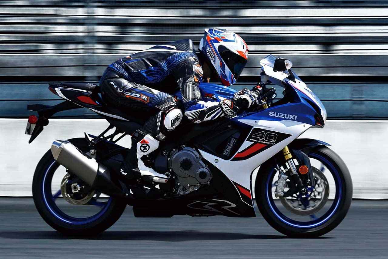 画像: SUZUKI GSX-R750Z 40th Anniversary Edition 2027年モデル(北米仕様) 総排気量:750cc エンジン形式:水冷4ストDOHC4バルブ並列4気筒 シート高:810mm 車両重量:190kg 北米価格(参考):1万3749ドル