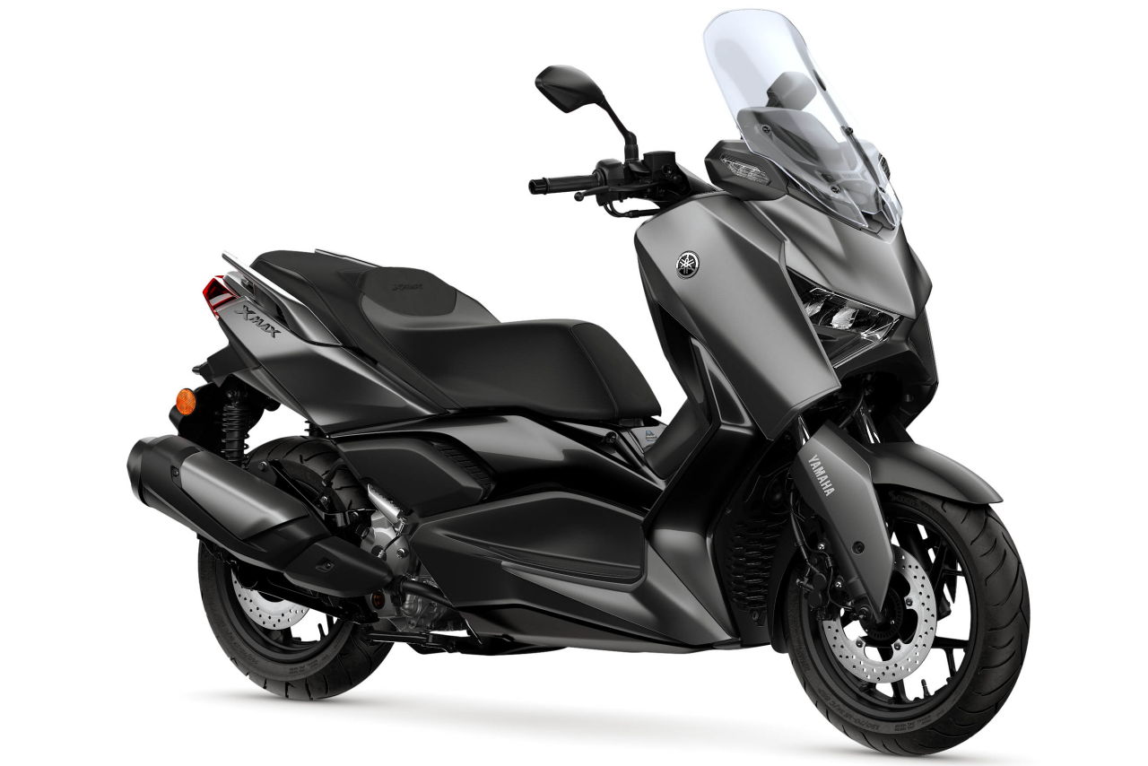 画像1: YAMAMA XMAX 2026年モデル 総排気量:249cc エンジン形式:水冷4ストSOHC4バルブ単気筒 シート高:795mm 車両重量:183kg 発売日:2026年7月7日 税込価格:73万7000円(暗灰、青、灰、黒)