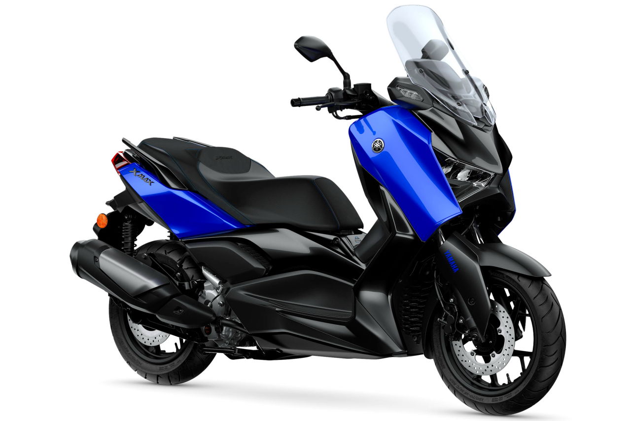 画像2: YAMAMA XMAX 2026年モデル 総排気量:249cc エンジン形式:水冷4ストSOHC4バルブ単気筒 シート高:795mm 車両重量:183kg 発売日:2026年7月7日 税込価格:73万7000円(暗灰、青、灰、黒)