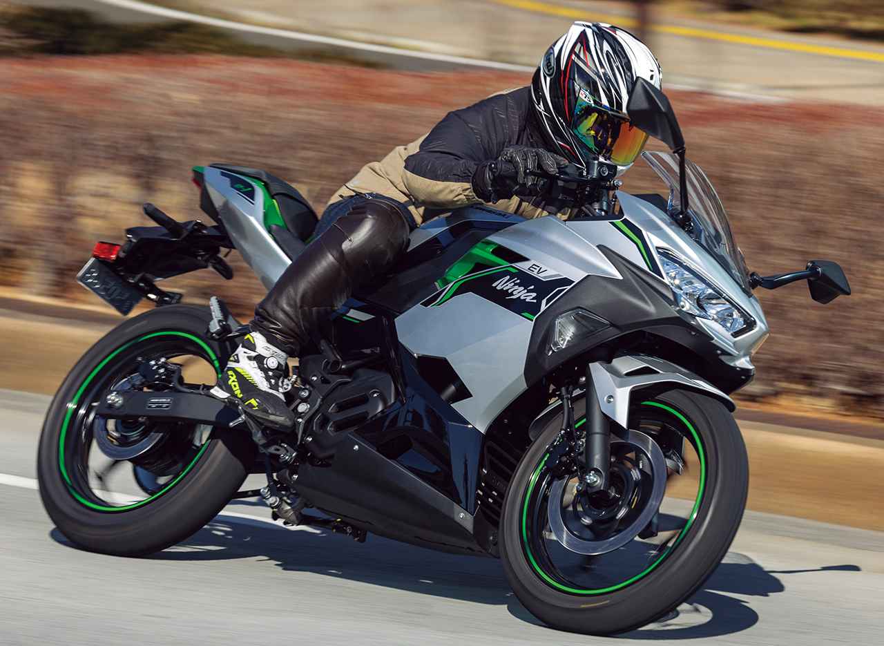 画像: 【レビュー】カワサキ「Ninja e-1」インプレ(2024年) - webオートバイ