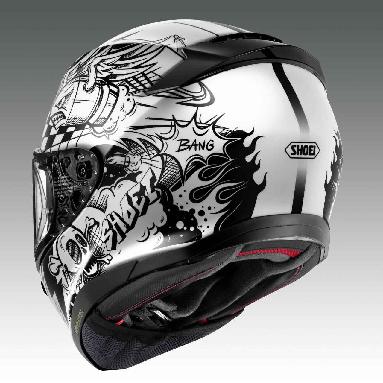 画像1: 頭が小さく見えるほどコンパクト?! なSHOEI「Z-9」に新グラフィック「KABOOM」（カブーン）が登場！