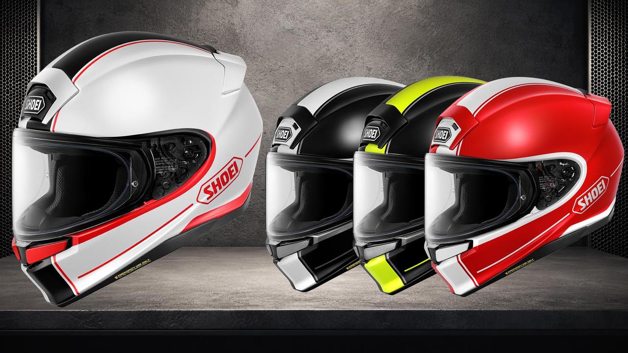 画像: SHOEI「Z-9」に新グラフィック『BURNSIDE』登場！ レトロレーシングテイストを現代的に表現、2026年10月発売 - webオートバイ