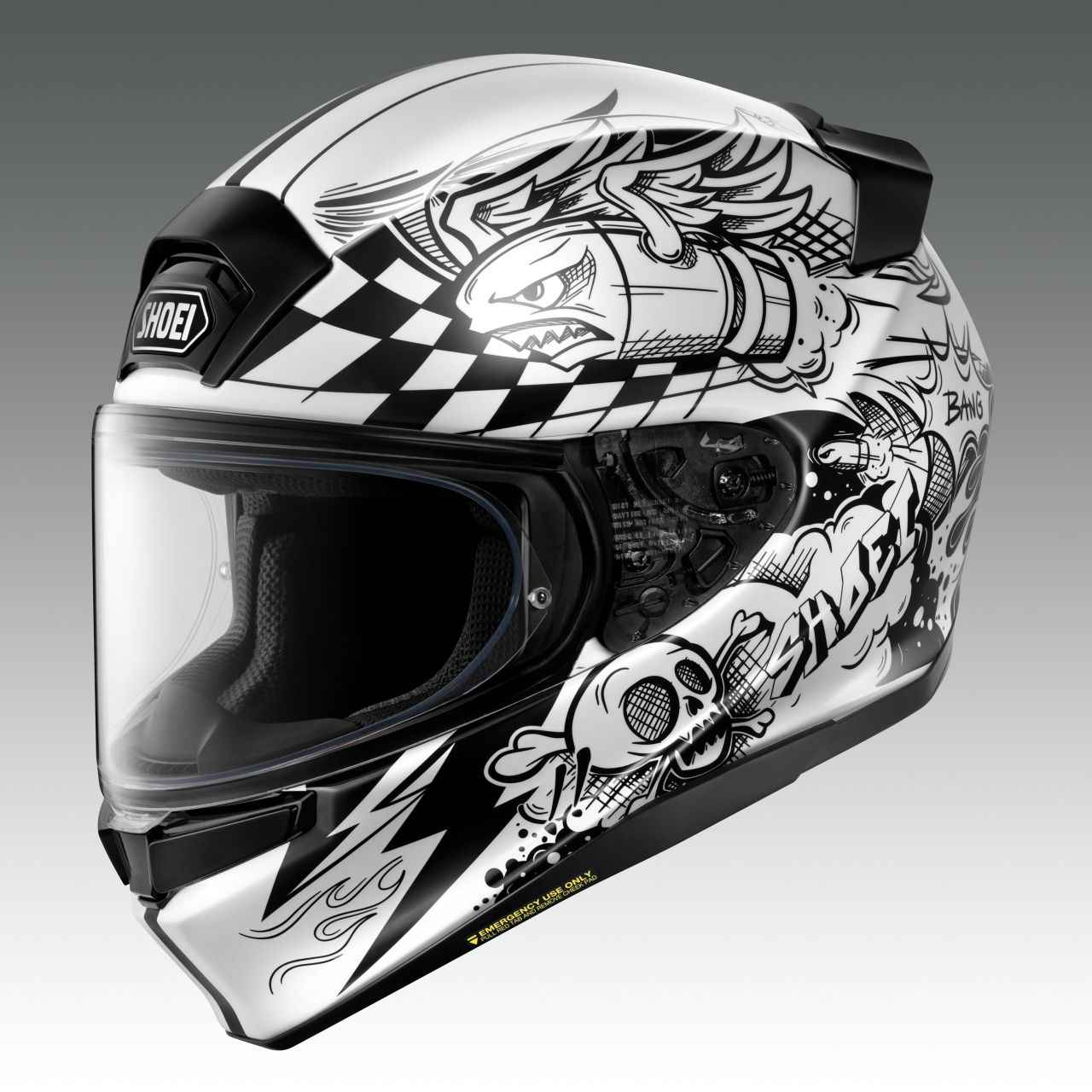 画像3: 頭が小さく見えるほどコンパクト?! なSHOEI「Z-9」に新グラフィック「KABOOM」（カブーン）が登場！
