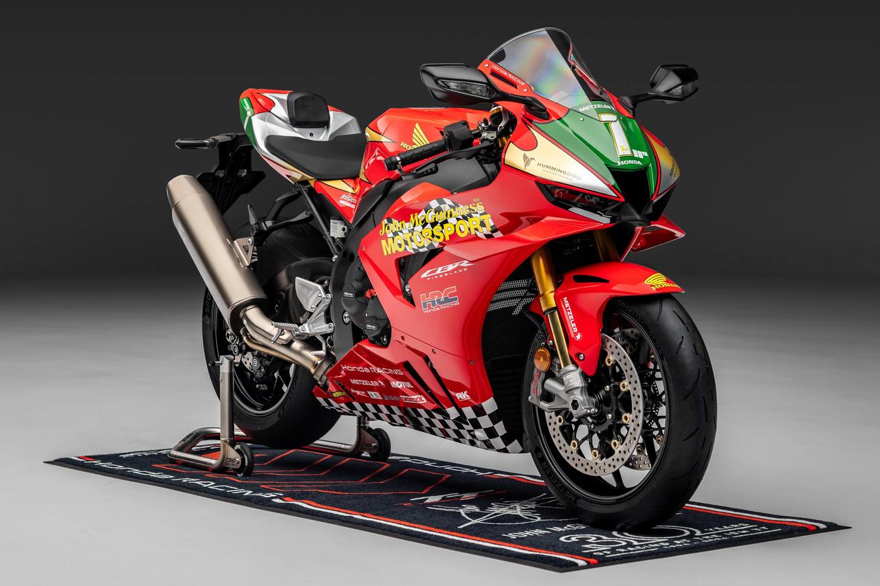 画像 : 1番目の画像 - 【写真14枚】ホンダ「CBR1000RR-R ファイアブレードSP」ジョン・マクギネス30周年記念車 - webオートバイ