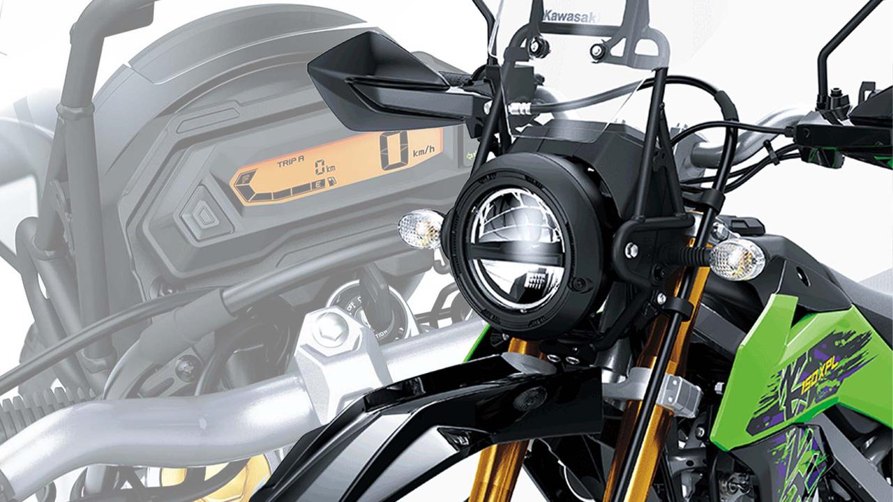 画像: 【速報】カワサキ「KLX150 XPL」がインドネシアで登場! 丸目LED&大型スクリーン装備の“本格アドベンチャー”仕様だ! - webオートバイ