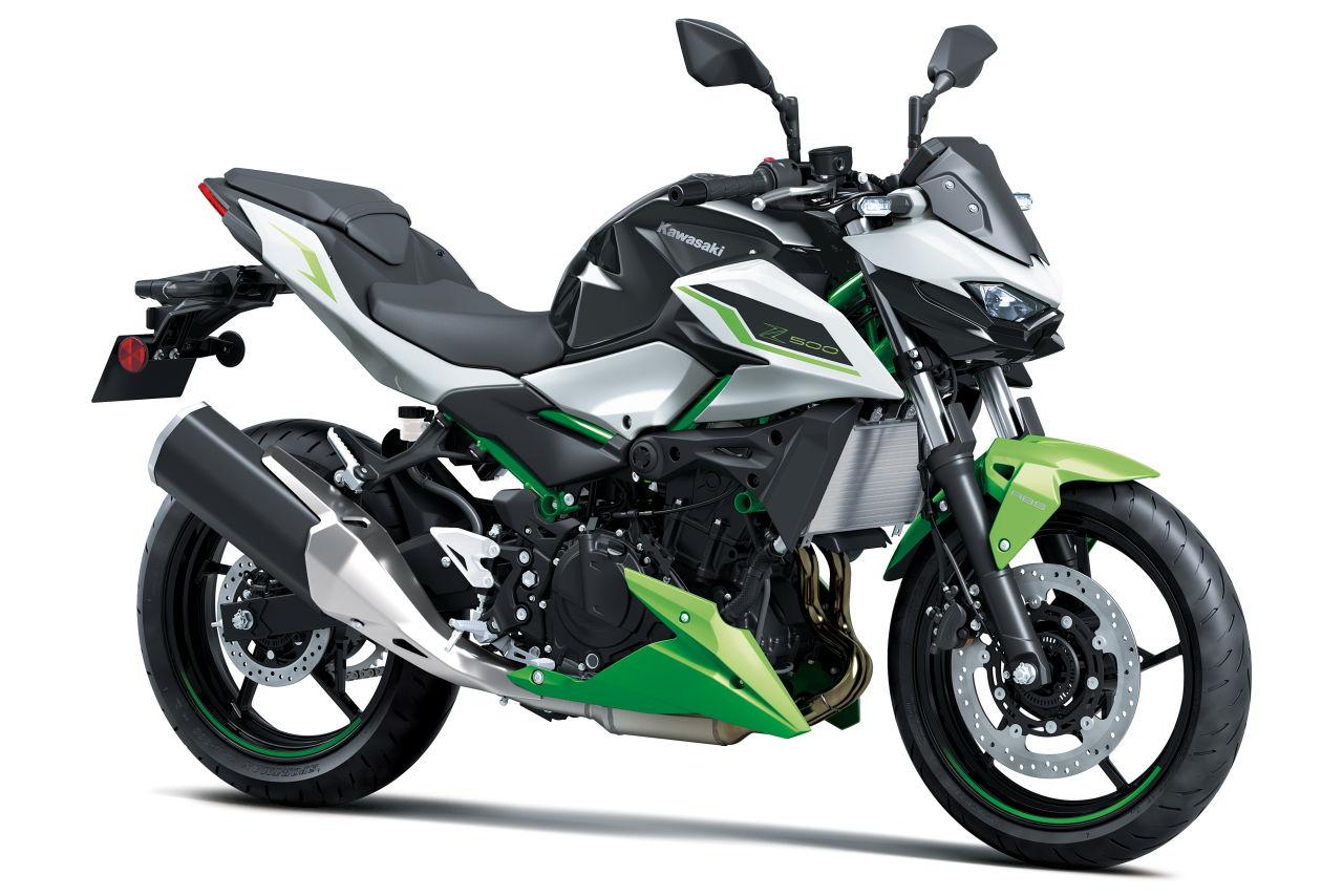 画像3: カワサキ「Z500」にホワイト×グリーンの2027年モデル登場! 凄みを宿す軽量ミドルネイキッドの最新版【海外】