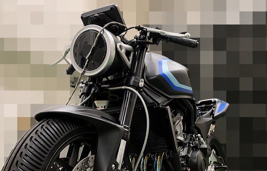 画像3: 「鉄馬」参戦車両制作風景 写真提供:ホンダモーターサイクルジャパン