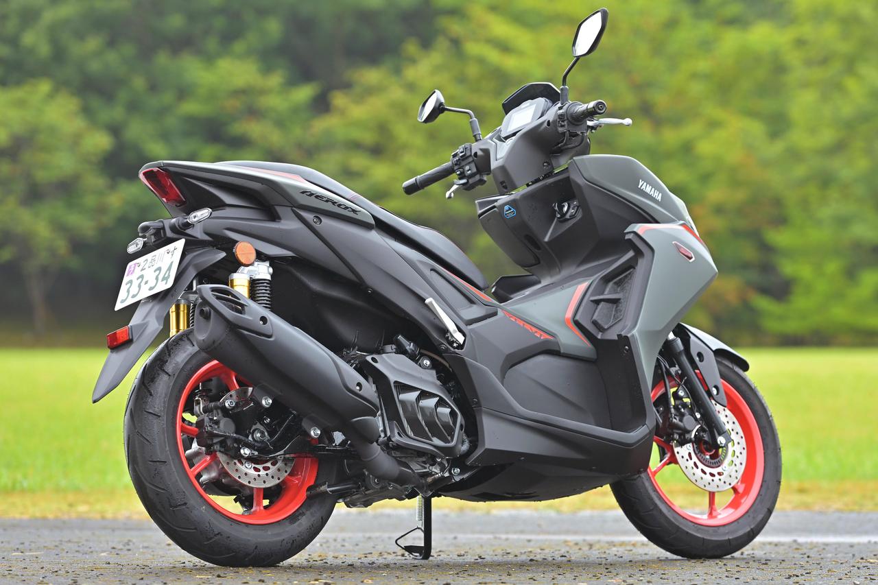 画像8: ヤマハ「AEROX ABS」インプレ｜街乗りもワインディングも楽しめる！ ヤマハ流スポーツスクーターの新境地