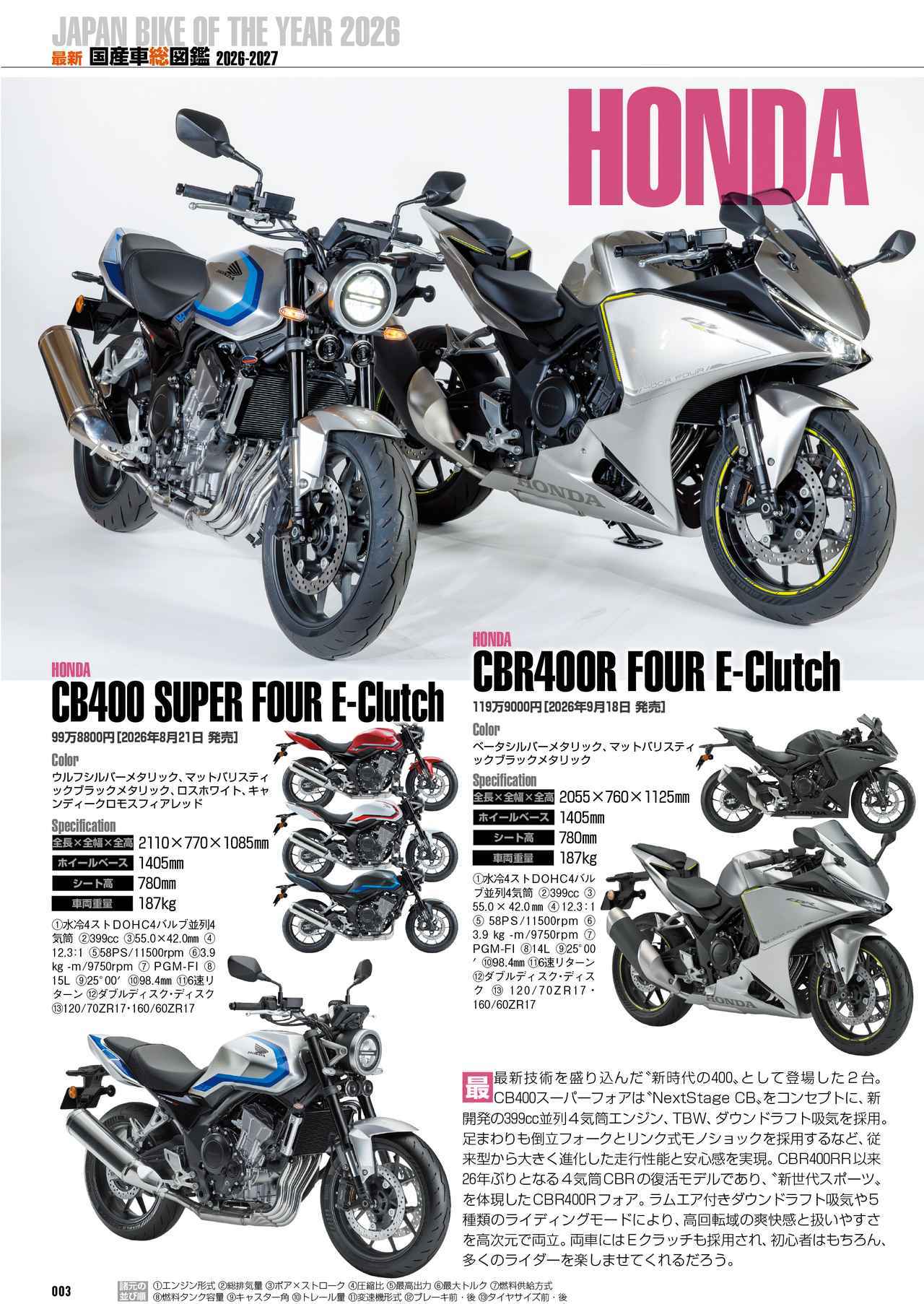 画像4: 月刊『オートバイ』2026年10月号は「JAPAN BIKE OF THE YEAR 2026」の結果を大発表! 別冊付録は現行国産車を網羅した『国産車総図鑑2026-2027』