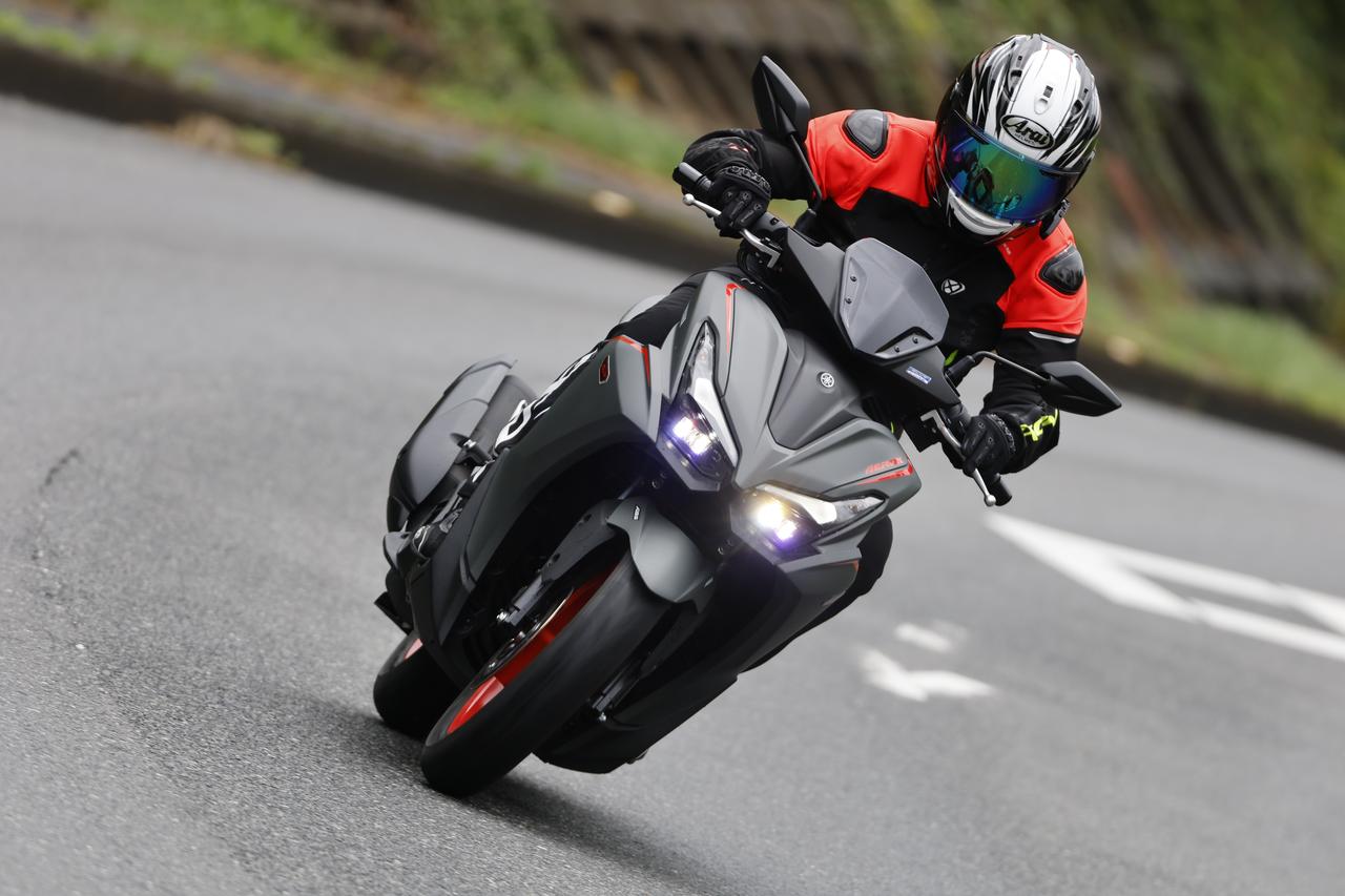 画像4: ヤマハ「AEROX ABS」インプレ（横田和彦）