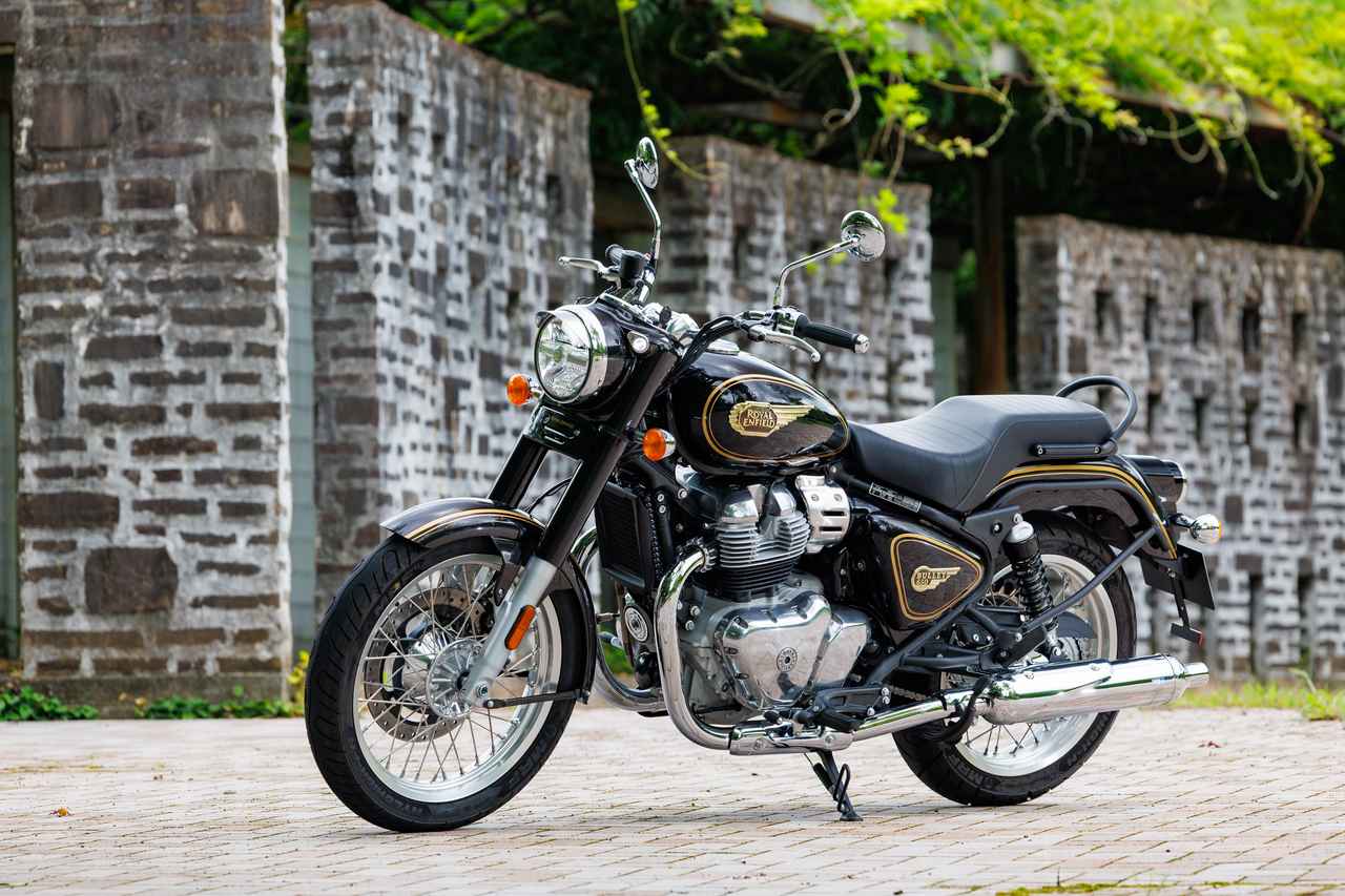 画像: ROYAL ENFIELD BULLET 650 2026年モデル 総排気量:648cc エンジン形式:空冷4ストSOHC4バルブ並列2気筒 シート高:795mm 車両重量:242kg 価格:98万100円~99万5500円(税込)
