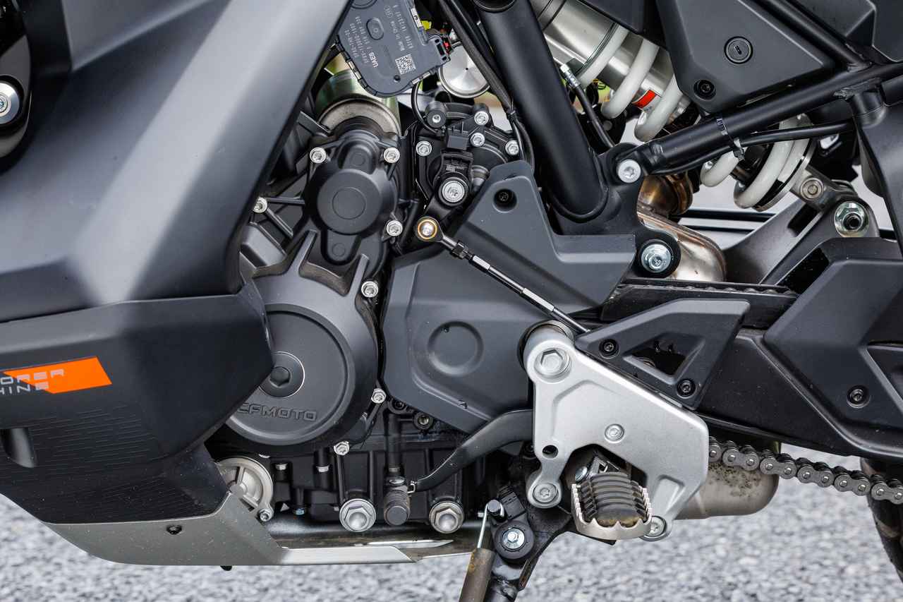 画像4: CFMOTO「1000MT-X」各部装備・ディテール解説