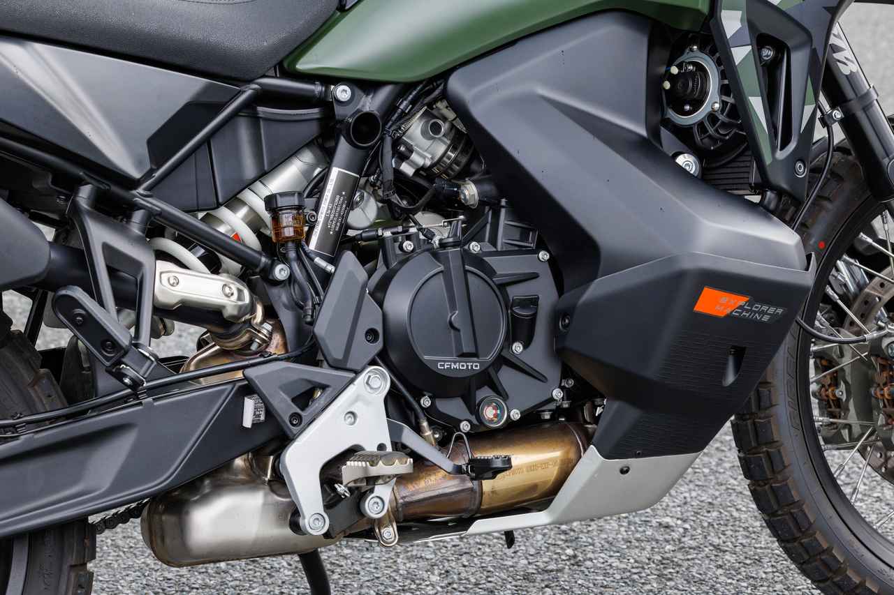 画像3: CFMOTO「1000MT-X」各部装備・ディテール解説