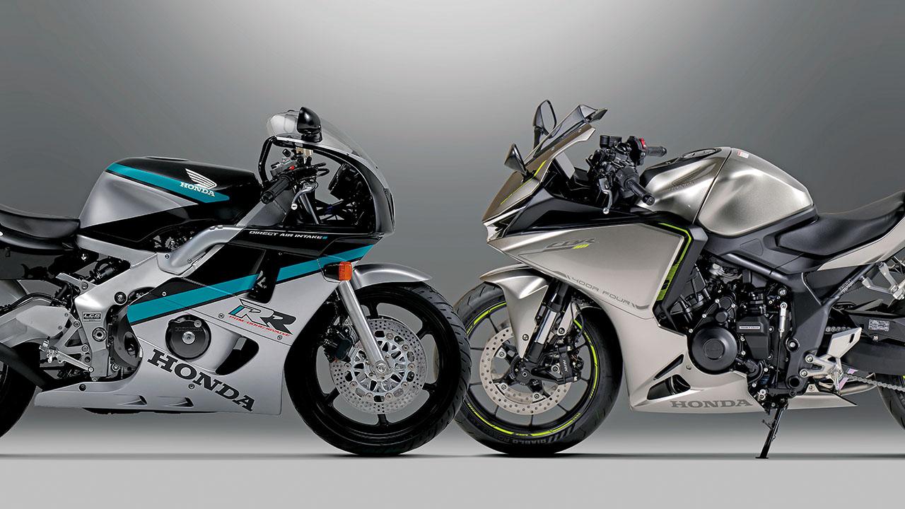 画像: 【400ヒーロー列伝・フルカウルスポーツ編】ホンダ「CBR400RR」（1988）／「CBR400R FOUR Eクラッチコンセプト」（2026） - webオートバイ