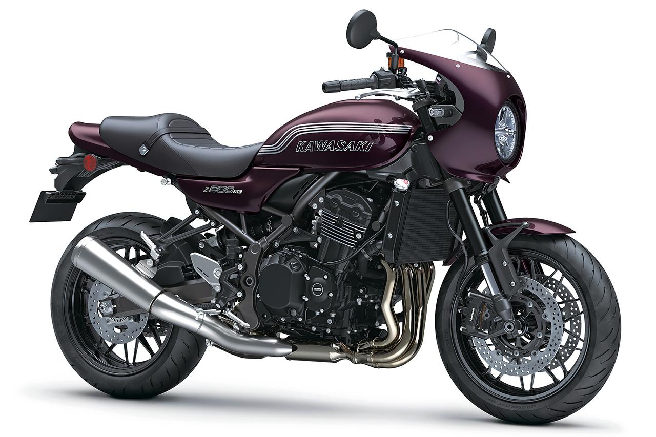 画像: KAWASAKI Z900RS CAFE 総排気量:948cc エンジン形式:水冷4ストDOHC4バルブ並列4気筒 シート高:820mm 車両重量:218kg 税込価格:154万円