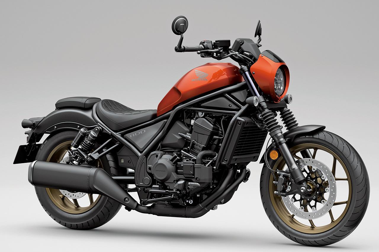 画像: HONDA Rebel 1100 S Edition DCT 総排気量:1082cc エンジン形式:水冷4ストOHC4バルブ並列2気筒 シート高:710mm 車両重量:237kg 税込価格:144万1000円