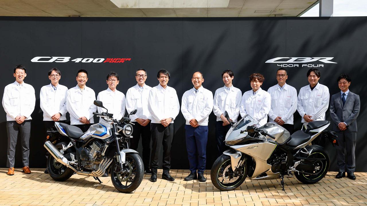 画像 : 3番目の画像 - 【画像18枚】ホンダ「CB400 SUPER FOUR E-Clutch」「CBR400R FOUR E-Clutch」 - webオートバイ