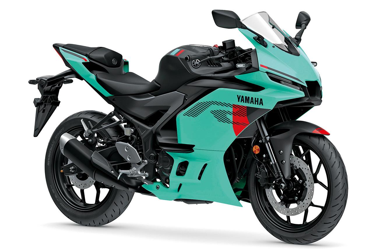 画像: YAMAHA YZF-R3 ABS 総排気量:320cc エンジン形式:水冷4ストDOHC4バルブ並列2気筒 シート高:780mm 車両重量:169kg 税込価格:72万6000円