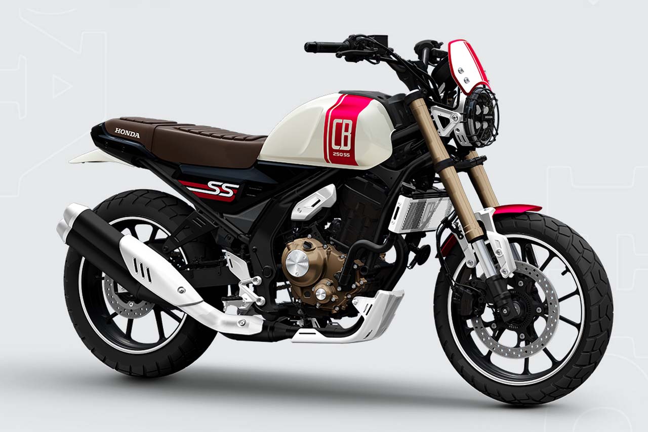 画像 : 1番目の画像 - 【画像5枚】ホンダ「CB250SS コンセプト」と「CB190SS」 - webオートバイ
