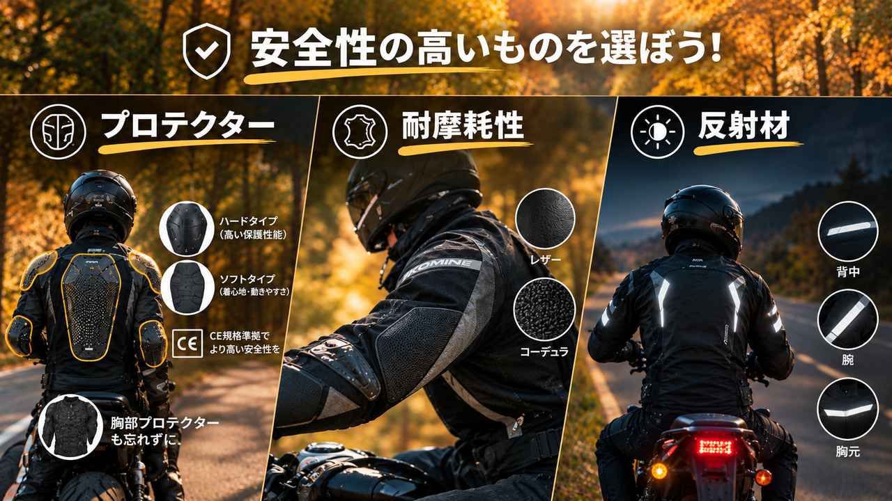 画像: 安全性で選ぶ秋冬ジャケット