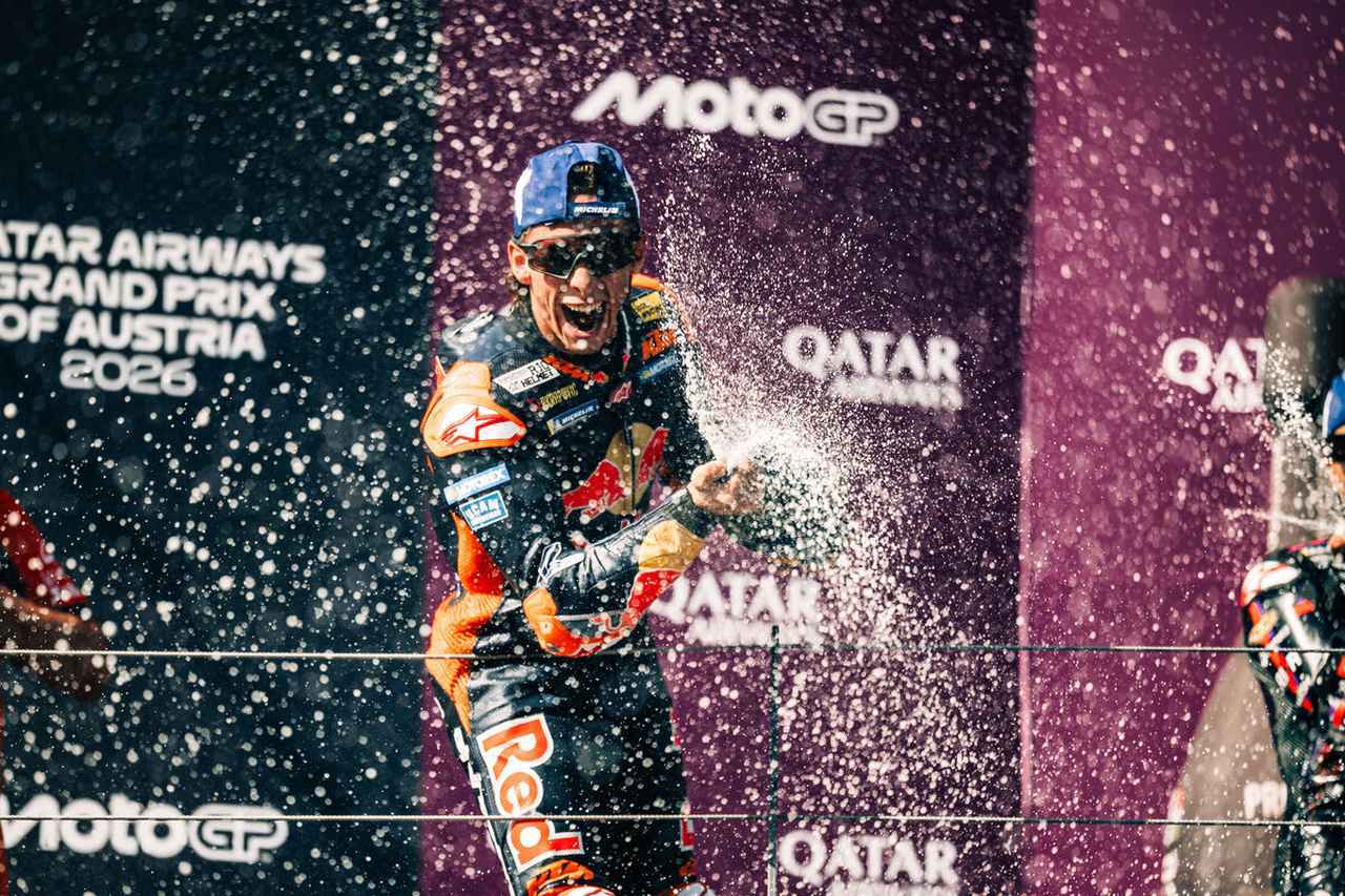 画像: 【2026 MotoGP 第14戦オーストリアGP】ペドロ・アコスタが最高峰クラス56戦目で初優勝 - webオートバイ