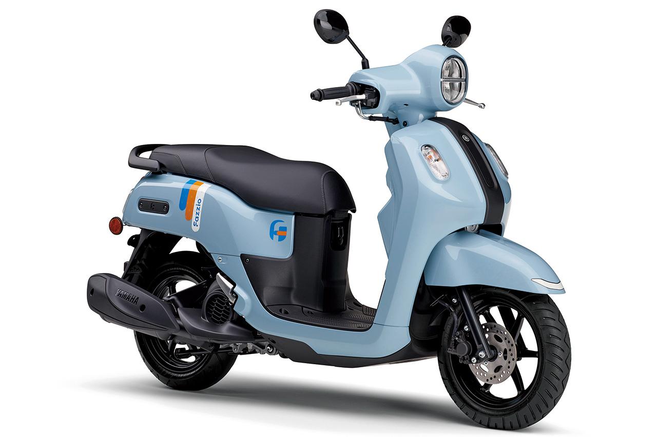 画像: YAMAHA Fazzio 総排気量:124cc エンジン形式:空冷4ストSOHC 2バルブ単気筒 シート高:765mm 車両重量:97kg 税込価格:36万8500円