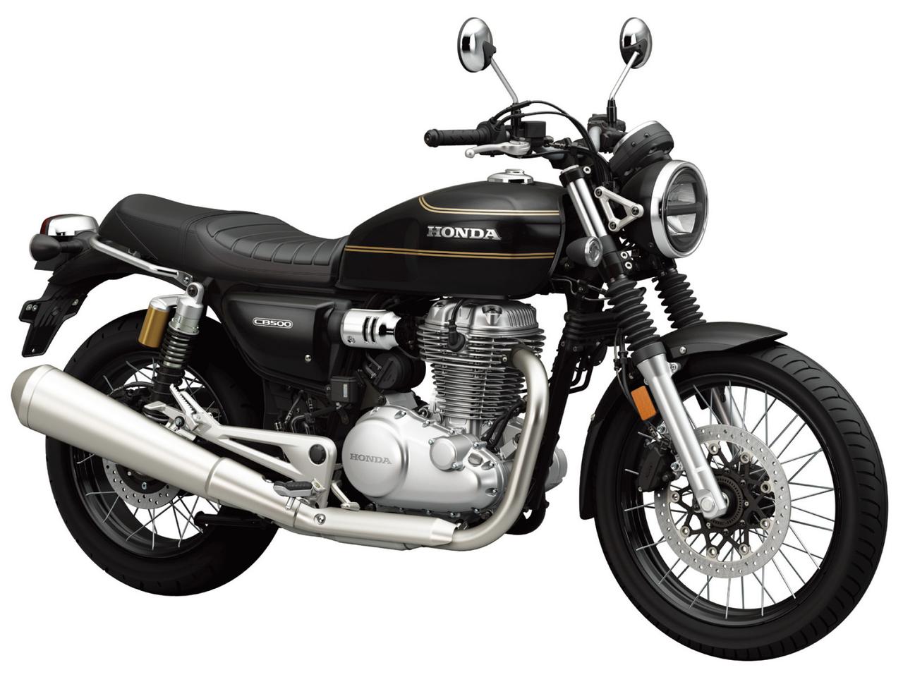 画像: HONDA CB500 Spoke with Stripes Pearl Igneous Black
