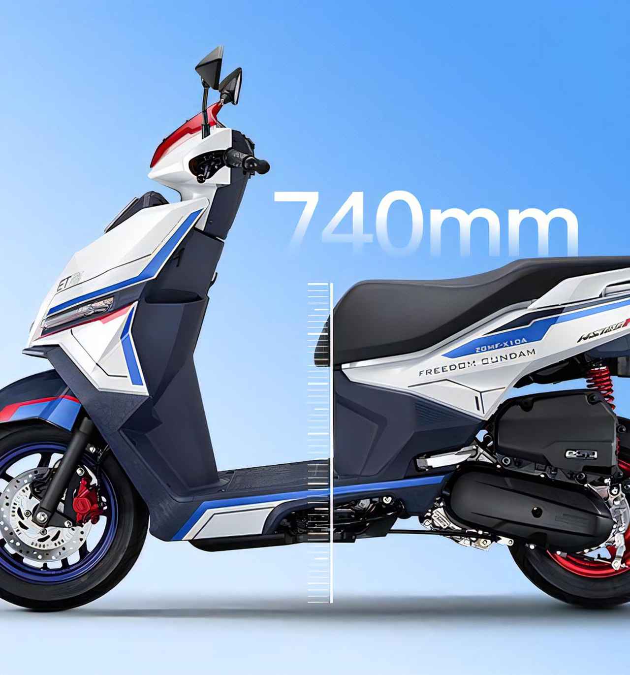 画像 : 10番目の画像 - 【写真17枚】ホンダ「NS125FX 自由高达联名限量版」 - webオートバイ