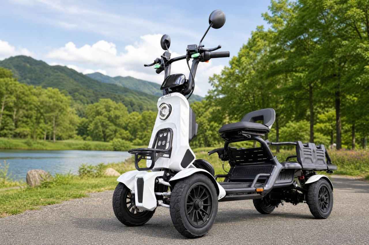 画像 : 2番目の画像 - 【画像7枚】ブレイズ「BLAZE e-CARGO」 - webオートバイ