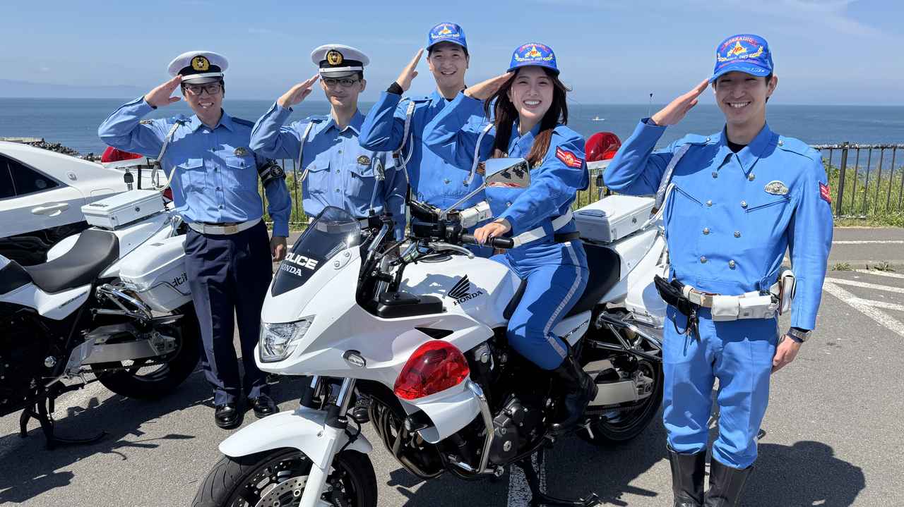 画像: 【ツーリングシーズンを安全に！】「JAPAN RIDERS CAFE」北海道・石狩で開催！ せんちゃんが白バイ隊の隊服で安全運転をアピール！ - webオートバイ