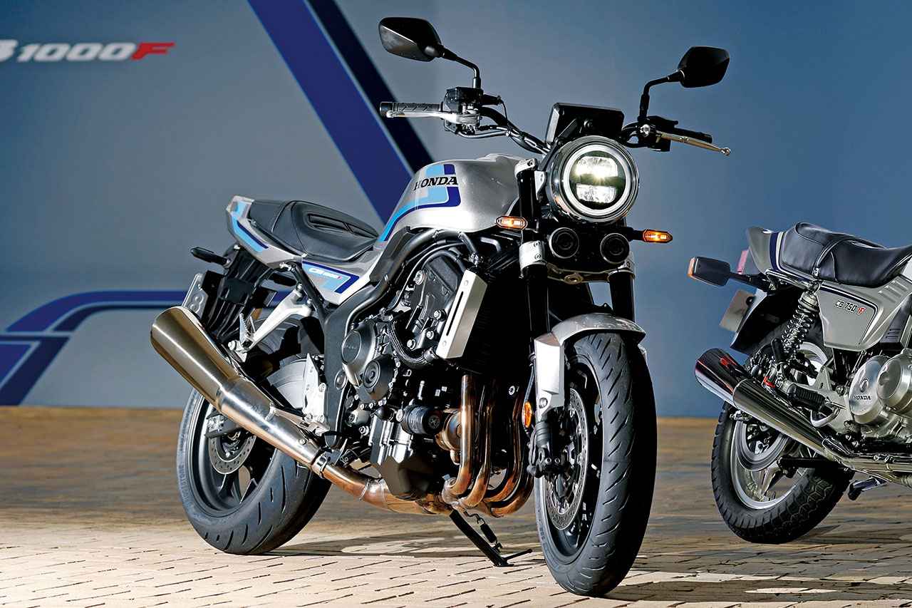 画像: HONDA CB1000F 総排気量:999cc エンジン形式:水冷4ストDOHC4バルブ並列4気筒 シート高:795mm 車両重量:214kg 税込価格:139万7000円