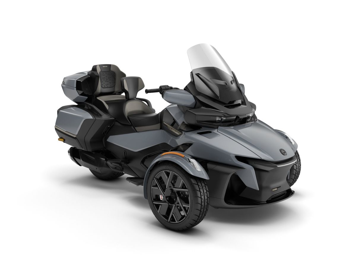 画像: 最上位モデルとなるSpyder RT Limited Sea-To-Sky。カラーはドロマイトグレー一色の展開だ。