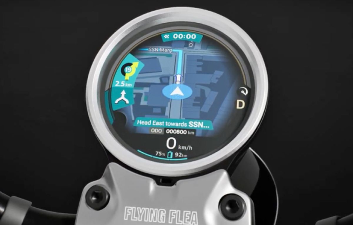 画像 : 5番目の画像 - 「パラシュートで降下した125ccが、124kgの電動バイクになって帰ってきた。鍛造アルミガーターフォークを持つ、ロイヤルエンフィールドの電動ブランド第1弾「Flying Flea C6」」のアルバム - webオートバイ