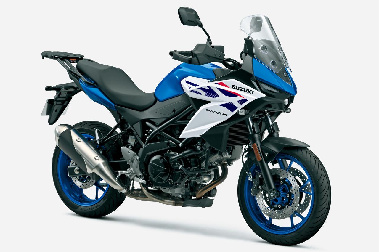 画像3: スズキ「SV-7GX」10月13日発売! 熟成の645cc Vツインに電子制御を搭載した新型クロスオーバー、価格は113万3000円から