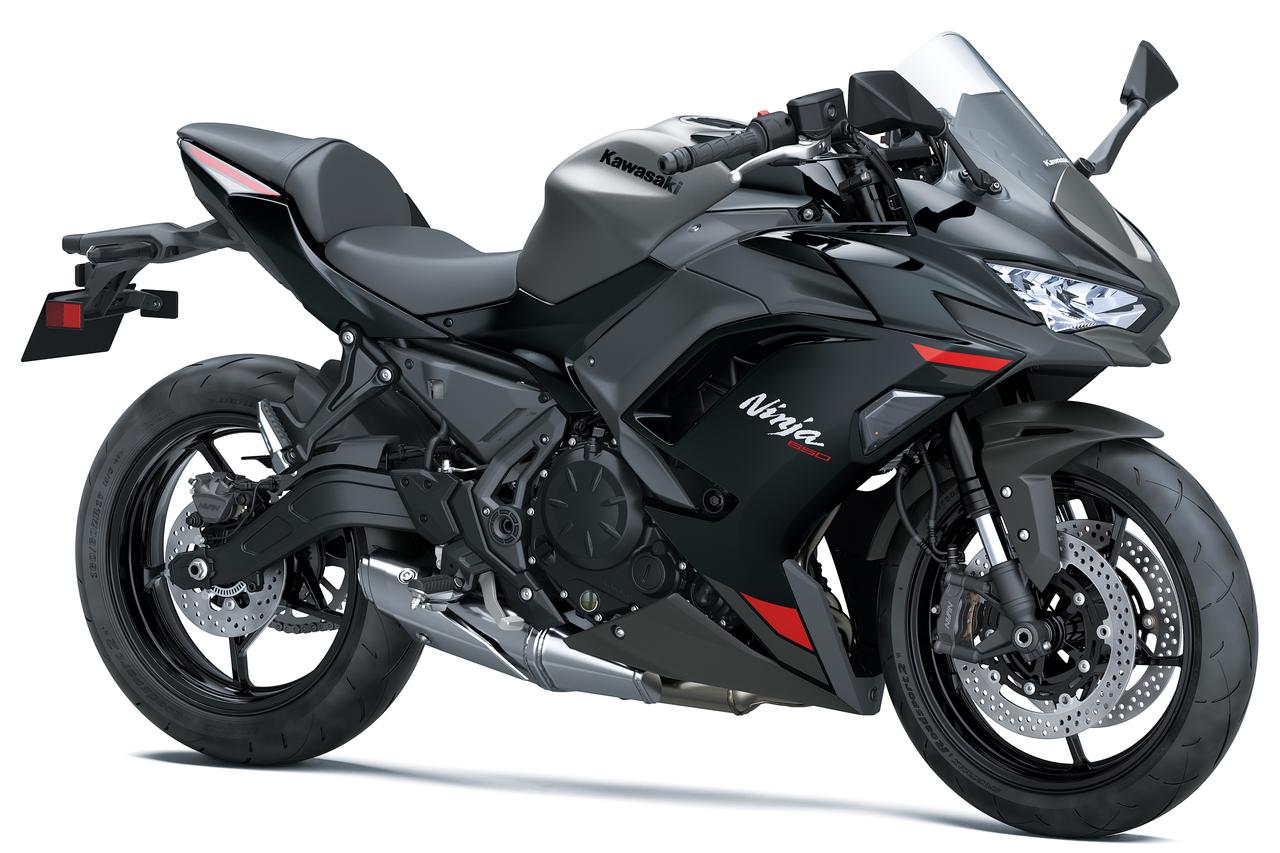 画像2: カワサキ「Ninja 650」2027年モデル欧州で発表！ SFF-BP倒立フォーク＆ラジアルマウントキャリパー採用で足まわりが激進化！