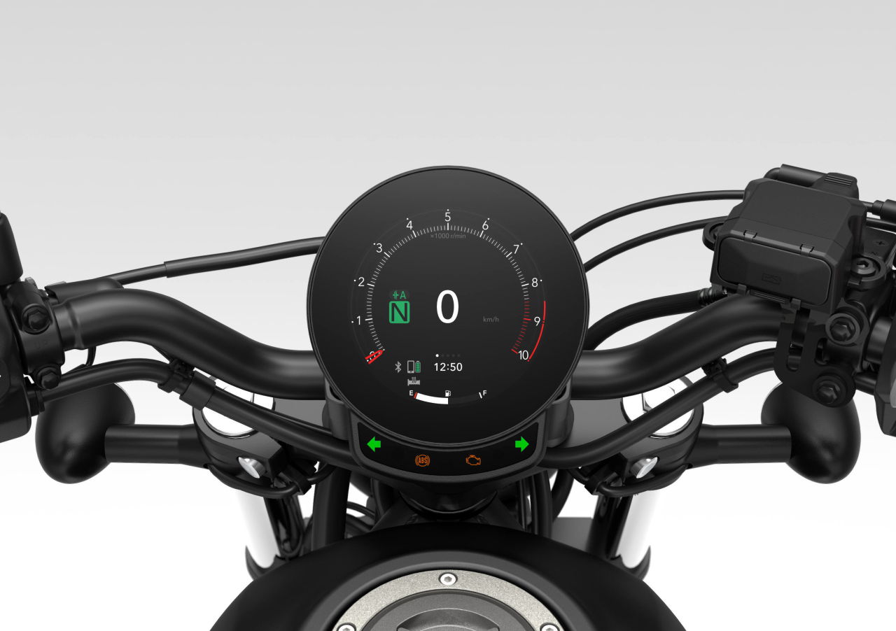 画像1: 丸型TFTメーターとEクラッチ新採用! ホンダ新型「レブル500」2027年モデルがカラーリングも刷新して登場【欧州】