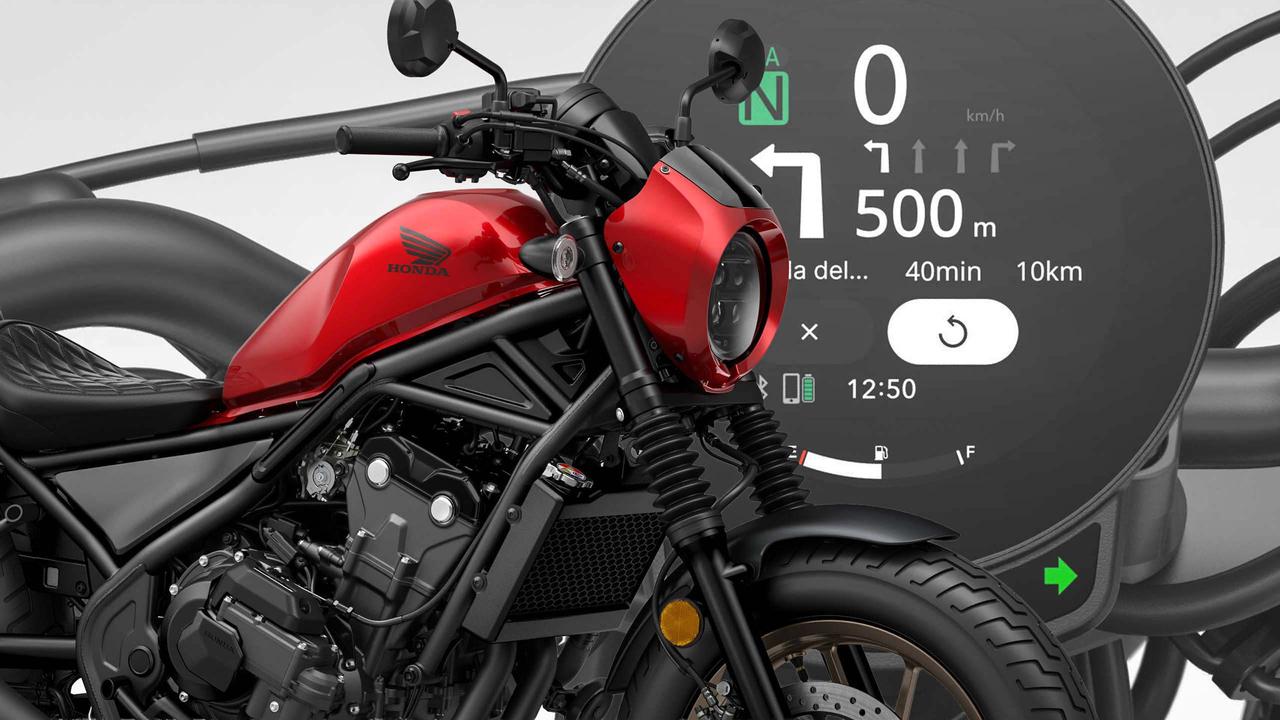 画像: 丸型TFTメーターとEクラッチ新採用！ ホンダ新型「レブル500」2027年モデルがカラーリングも刷新して登場【欧州】 - webオートバイ
