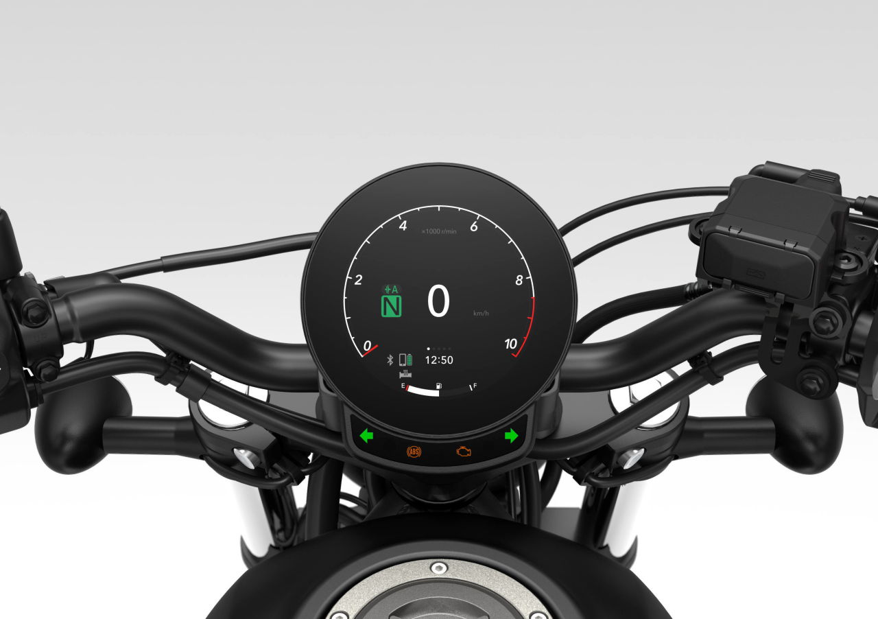 画像2: 丸型TFTメーターとEクラッチ新採用! ホンダ新型「レブル500」2027年モデルがカラーリングも刷新して登場【欧州】